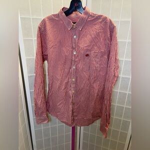 Pretty Green Red and White Checkered Shirt